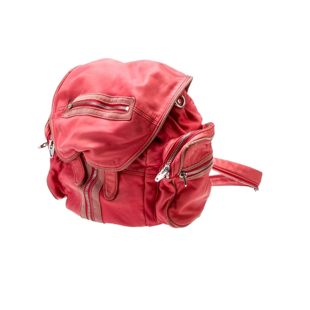 Alexander Wang Leather Hot Pink Backpack - Picture 2 of 7